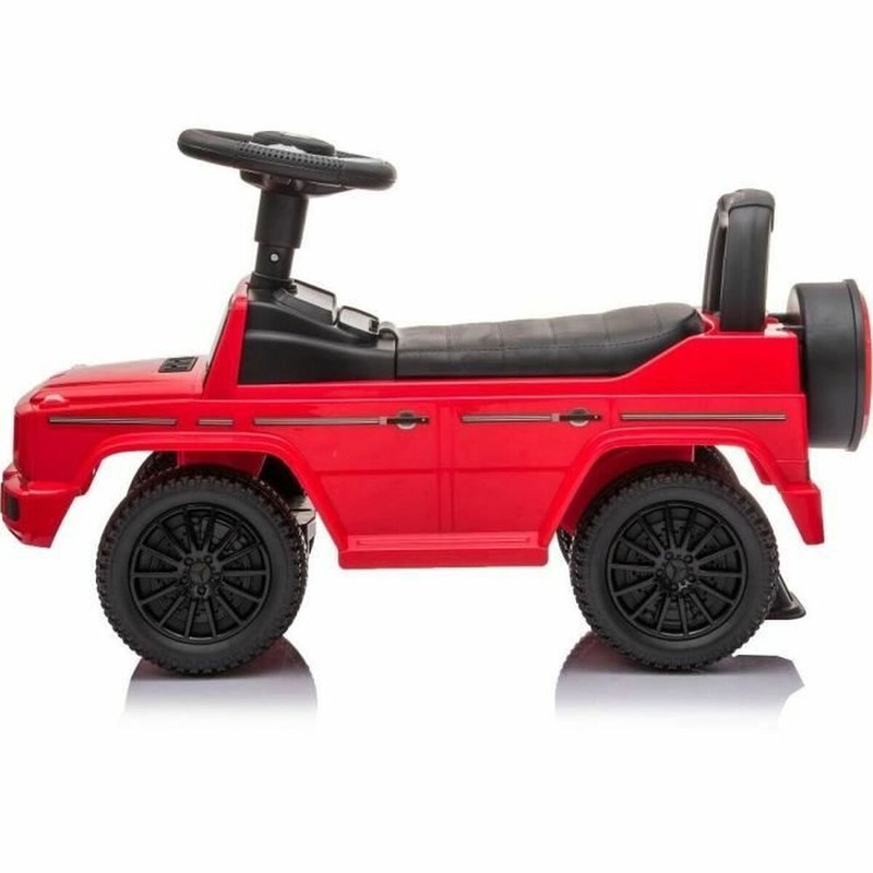 Vista lateral correpasillos Buddy Toys Mercedes G350d rojo