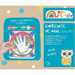 Juego de manualidades niños Man d'Artiste creando figuras de yeso 2