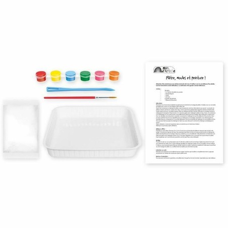 Materiales de modelado de yeso para juegos educativos y artísticos