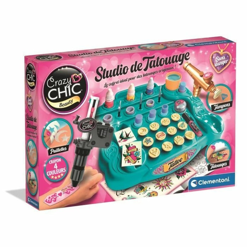 Manualidades Niños Clementoni Studio Tatuajes Temporales - Compra online en MegaJuguetes