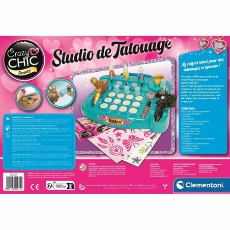 Set pintura niños creativo Clementoni para diseñar tatuajes