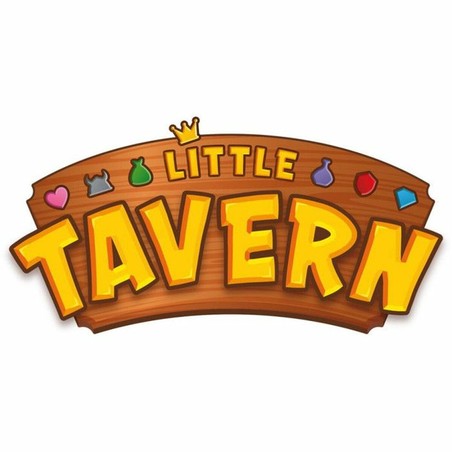 Componentes del juego de mesa Little Tavern en francés