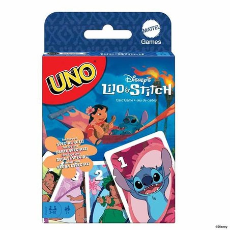 Juego de Mesa UNO Disney Lilo y Stitch para toda la familia
