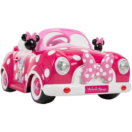 Coche Eléctrico Niños Huffy 17315W blanco rosa para la diversión