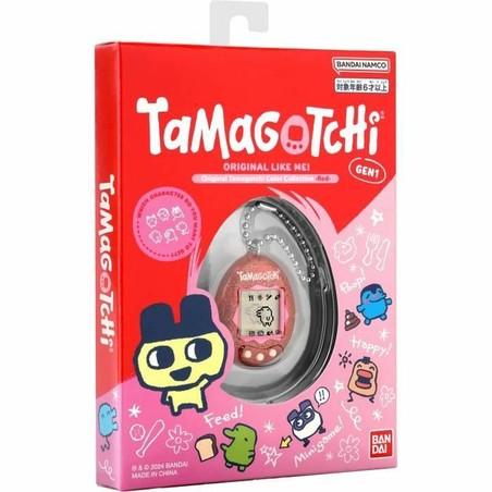 Tamagotchi original rojo, mascota digital educativa