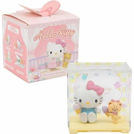 Figura de plástico Hello Kitty, diseño multicolor