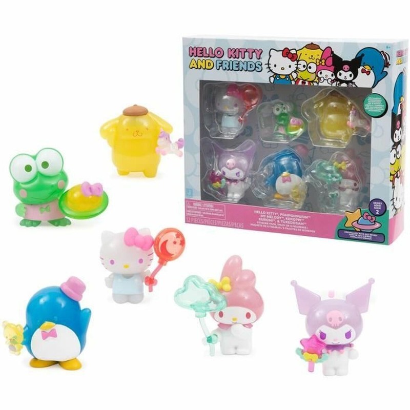Set construcción educativo figuras Hello Kitty 6 piezas