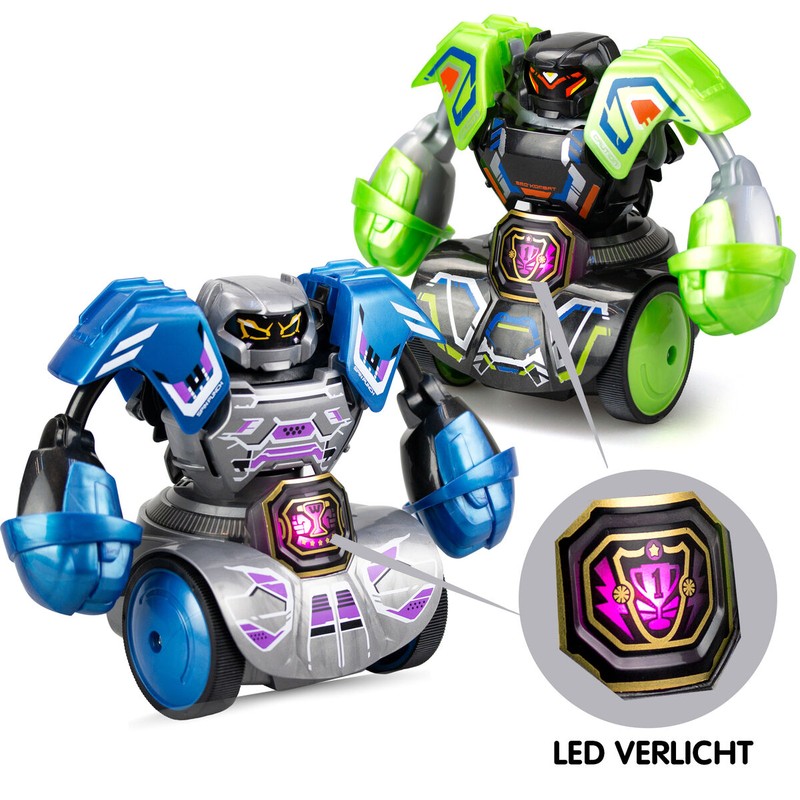 Set de 2 figuras de acción robots Silverlit para niños