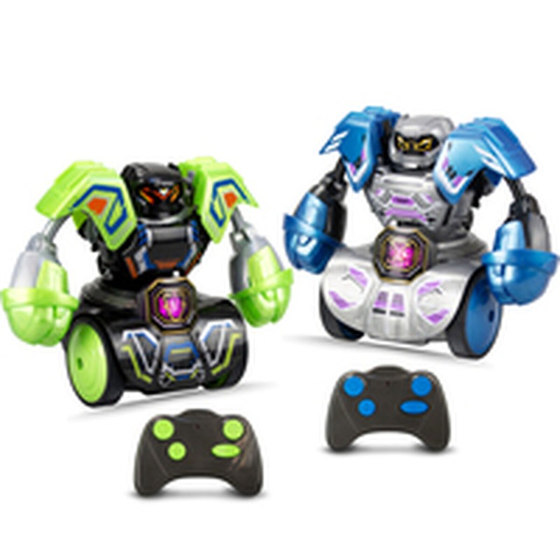 Robot teledirigido Silverlit Kombat Tornado azul y negro