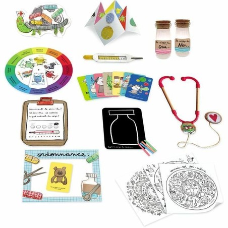 Detalle del juego educativo de emociones Nathan