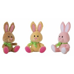 Peluche conejo suave de 24 cm, ideal para abrazos infantiles. 2