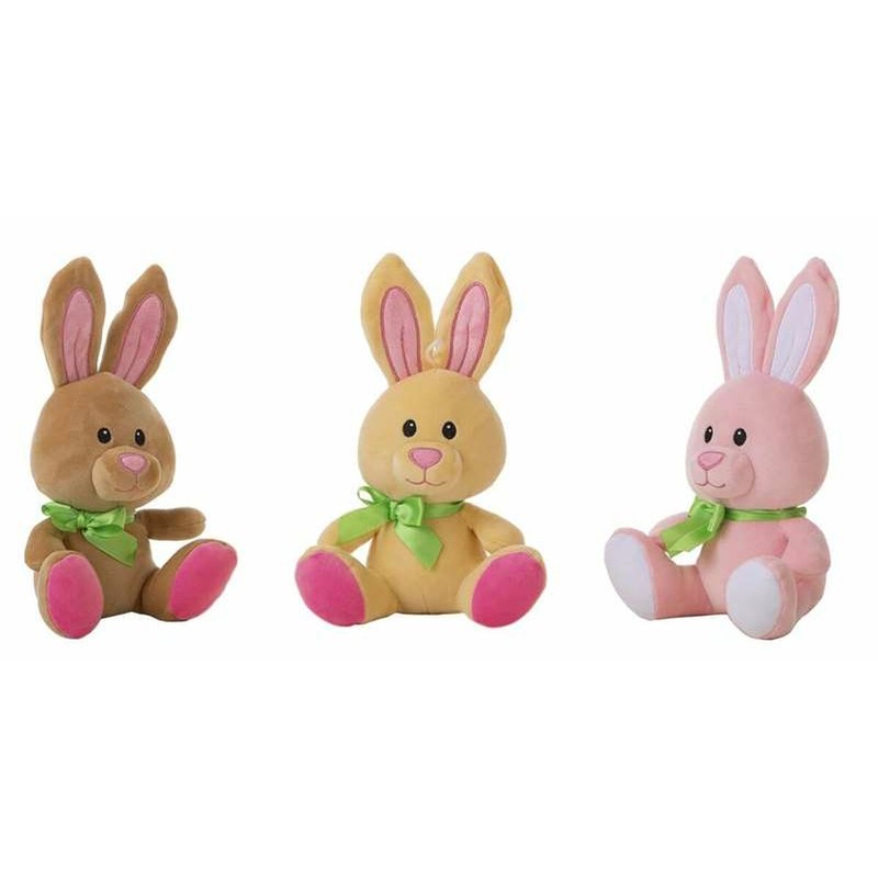 Peluche infantil de conejo de terciopelo, disponible en varios colores.
