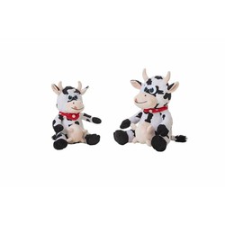 Peluche Vaca Infantil, suave juguete de granja para niños
