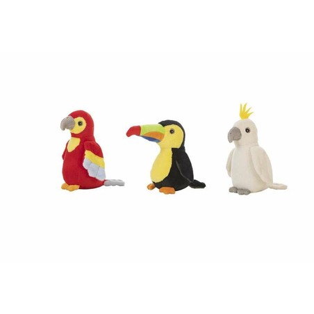 peluche pájaros bigbuy kids surtido