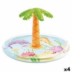 Piscina Hinchable Niños Intex 173x104cm con palmera spray.
