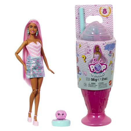 Barbie Pop Reveal, muñeca articulada con accesorios sorpresa