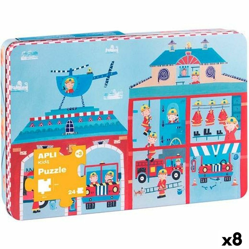 Puzzle infantil bombero Apli 24 piezas para niños de 3 años