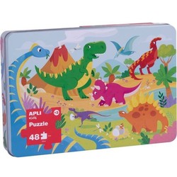 Puzzle Dinosaurios Niños Apli 48 piezas 2