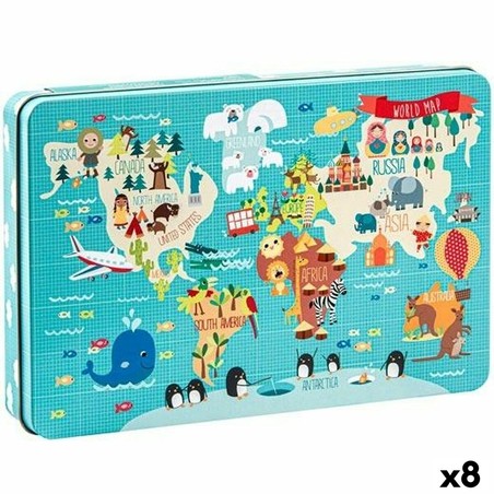 Puzzle Mapamundi Niños Apli 24 Piezas