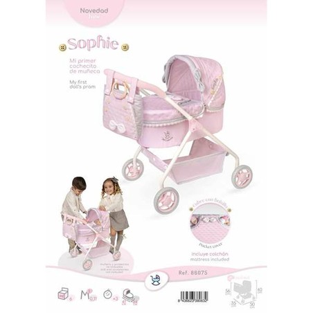 Muñeca Decuevas en pose de juego, ideal para bloques apilables bebé.