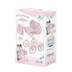 Muñeca bebé con carrito plegable Decuevas, lista para pasear 2