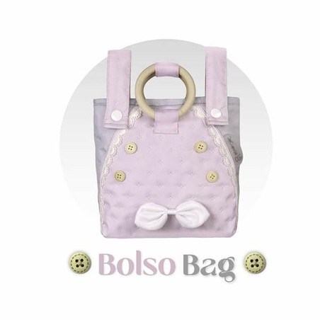 Muñeca bebé Decuevas en su silla de paseo, vista frontal completa