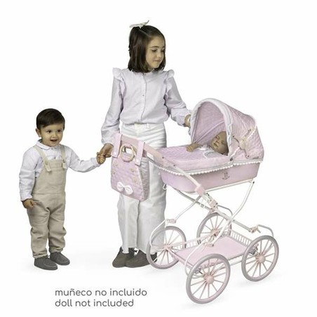Carrito de muñecas Decuevas plegado, fácil de guardar y transportar