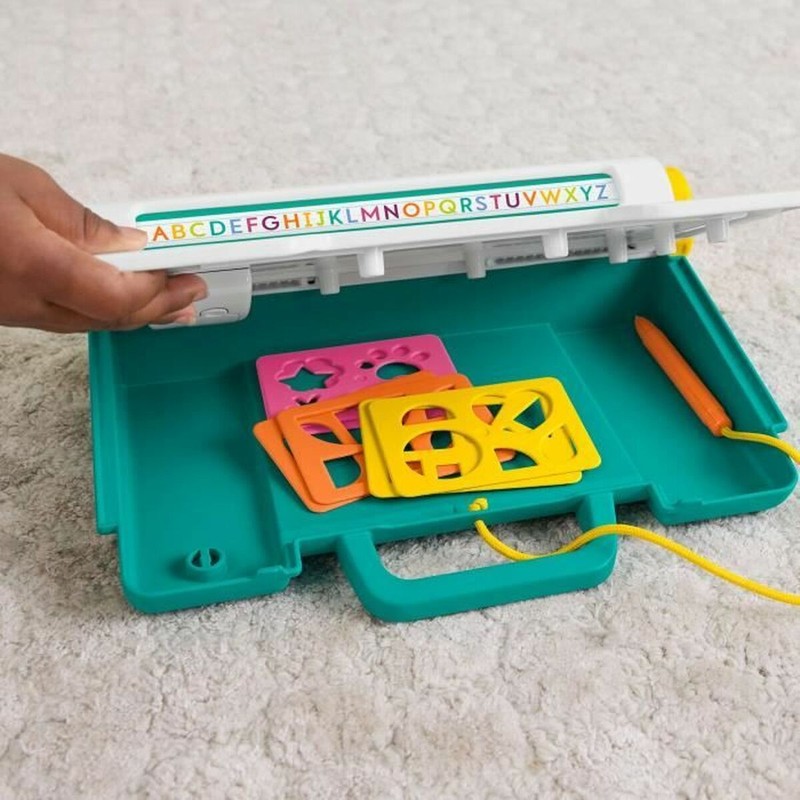 Bloques apilables bebé Fisher-Price estimulando la coordinación.
