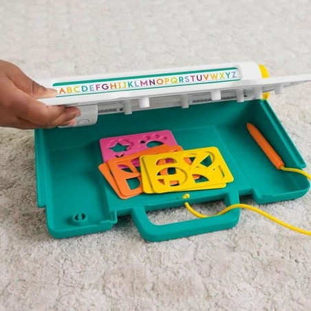 Bloques apilables bebé Fisher-Price estimulando la coordinación.