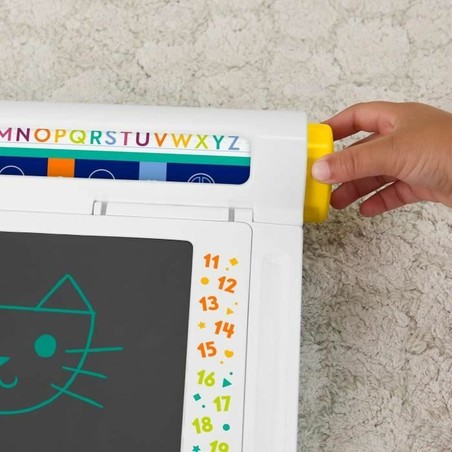 Juguete construcción motricidad fina Fisher-Price con piezas grandes.