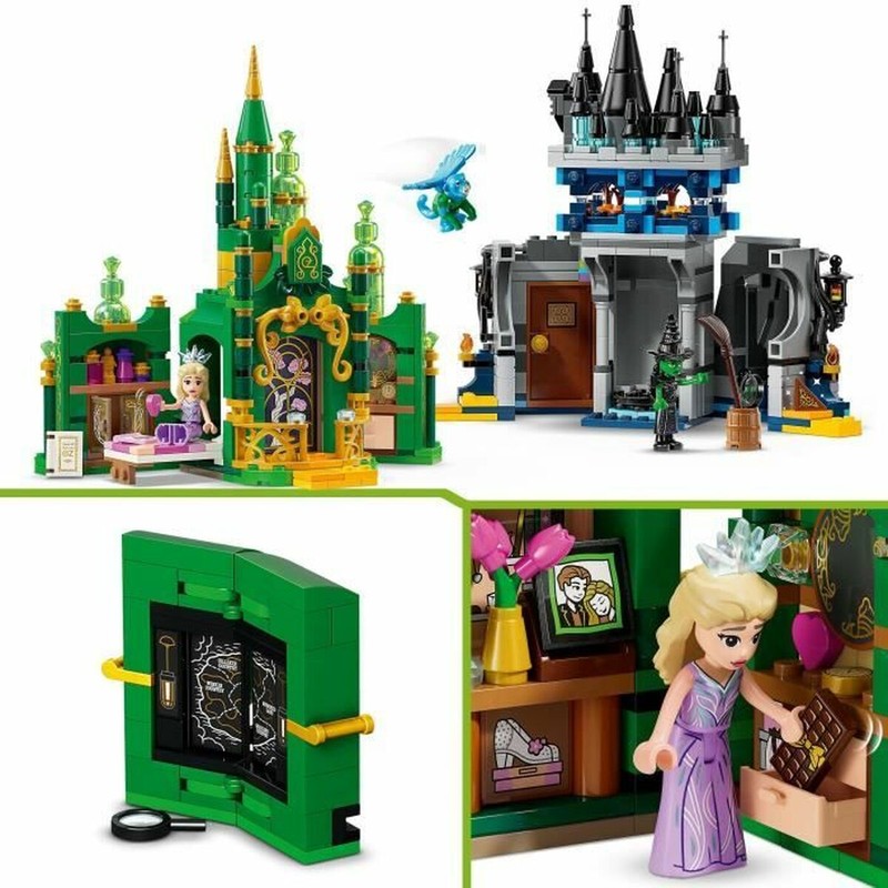 Detalle de piezas LEGO Wicked de alta calidad