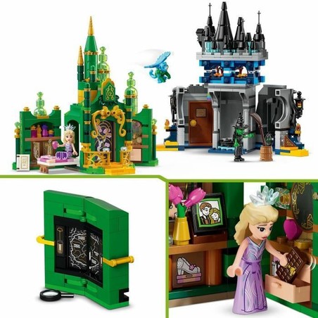 Detalle de piezas LEGO Wicked de alta calidad