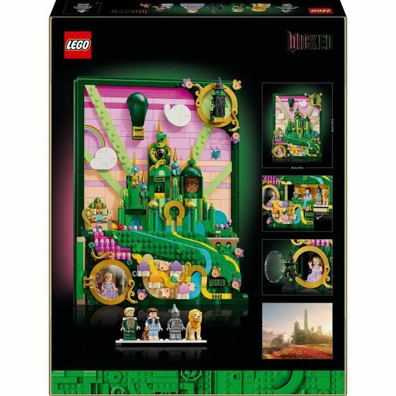 Set construcción educativo Lego Wicked, detalle de piezas y manual