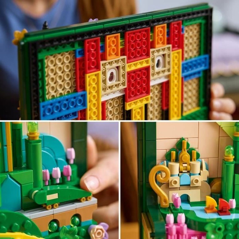 Bloques Lego Wicked 75685, vista del modelo terminado de la Ciudad Esmeralda