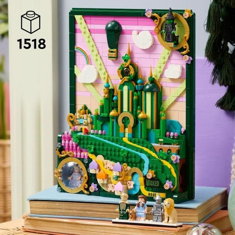 Caja del set Lego Wicked 75685, 1518 piezas, con imagen del producto