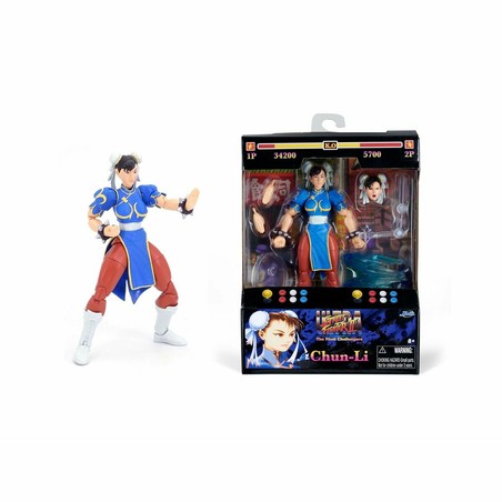 Figura articulada Chun-Li Street Fighter Smoby, pose de combate