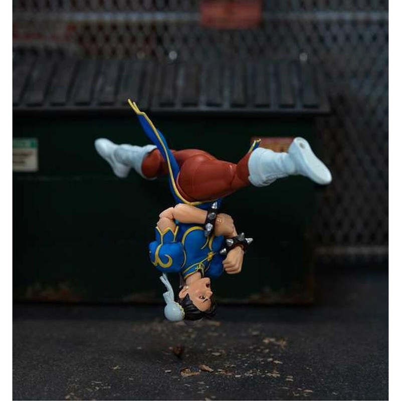 Figura coleccionable videojuegos Chun-Li, vista frontal detallada