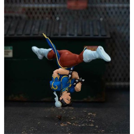 Figura coleccionable videojuegos Chun-Li, vista frontal detallada