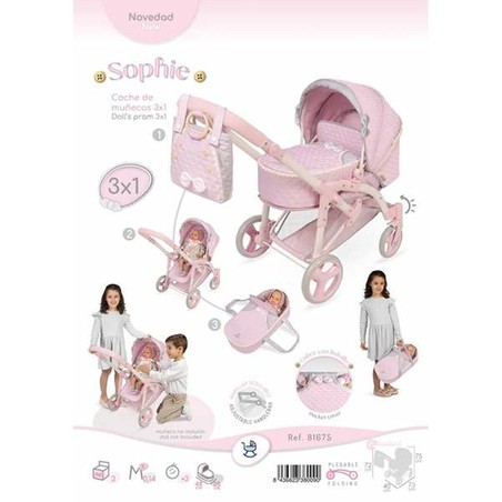Muñeca Decuevas con cuna, parte del set construcción educativo de rol