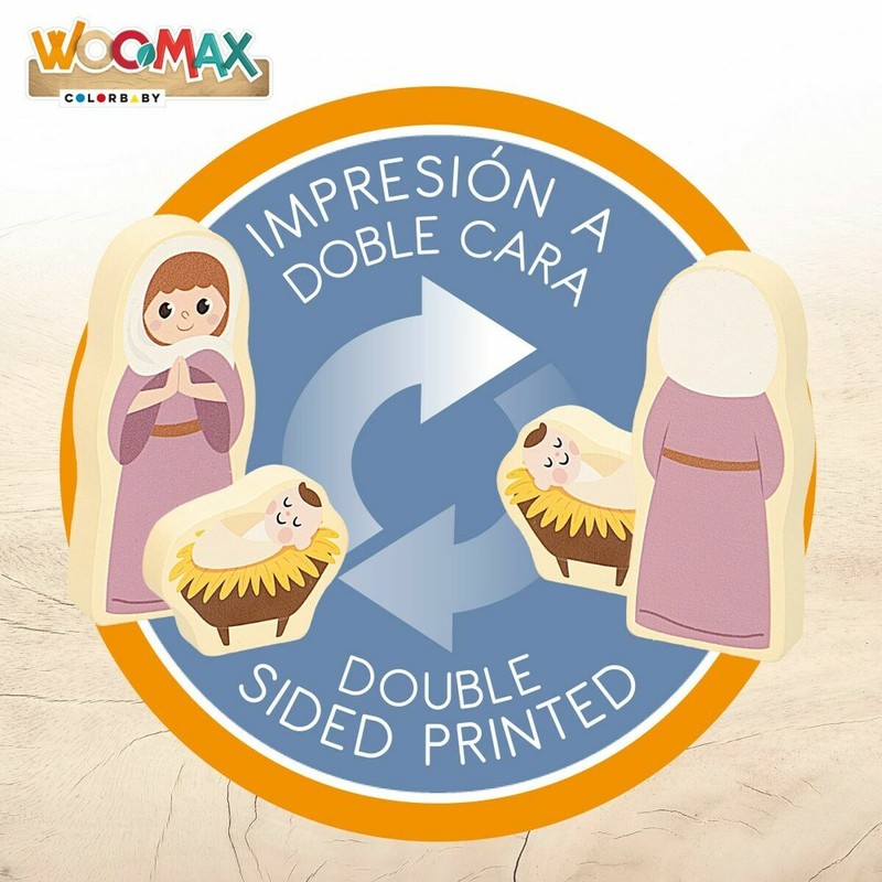 Piezas organizables para casa de muñecas, construcción niños 3 años