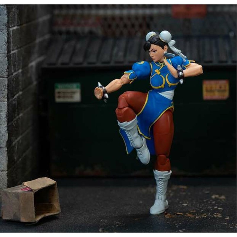 Figura de acción Street Fighter Chun-Li, con accesorios