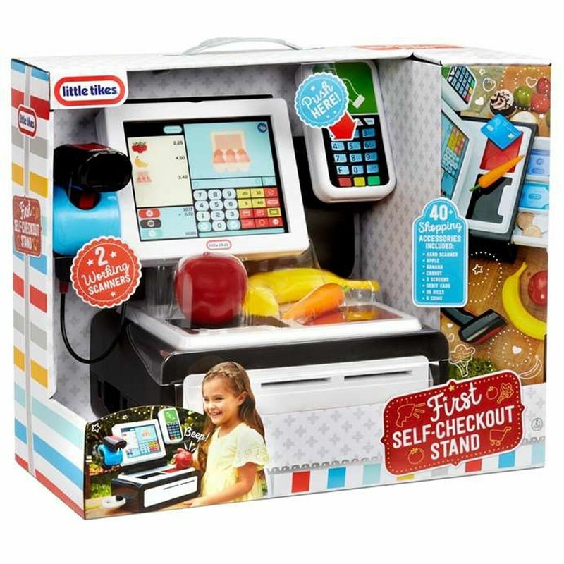 Supermercado de juguete Little Tikes con caja registradora y accesorios