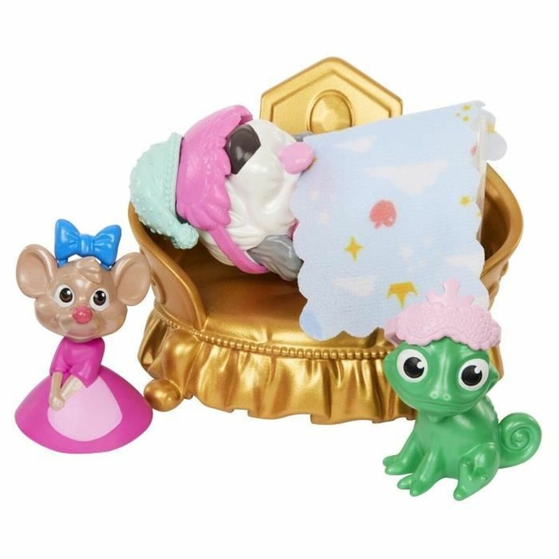 Casa de muñecas grande de plástico rosa para niñas
