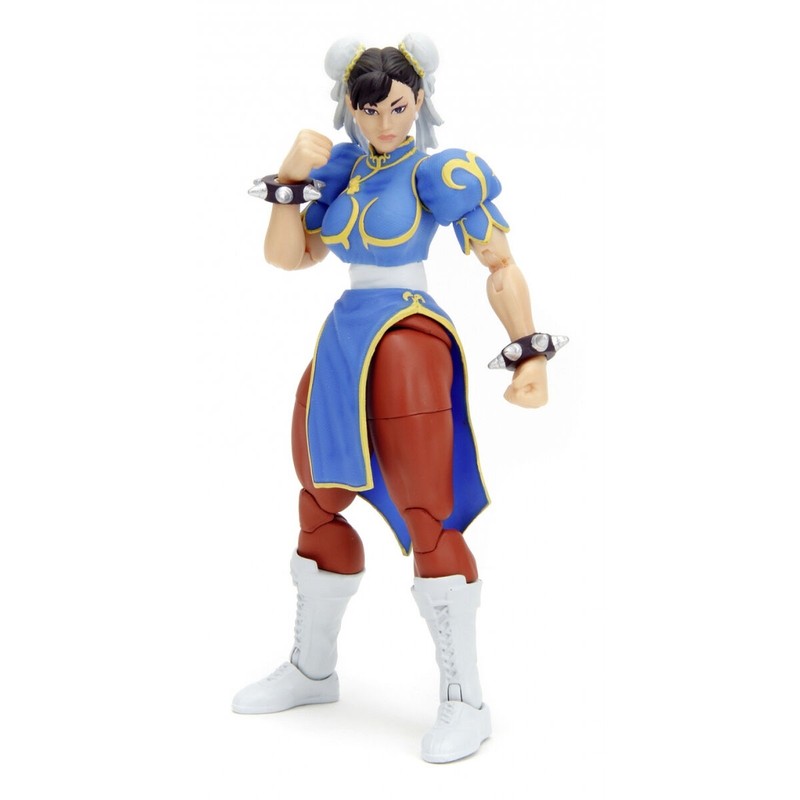 Figura de acción Chun-Li, vista lateral