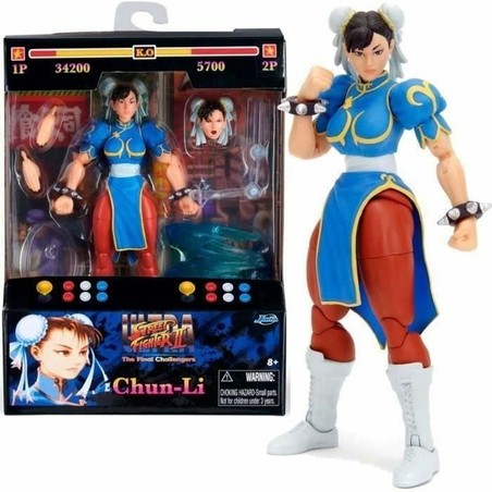 Juguete Street Fighter Chun-Li, resistente y detallado