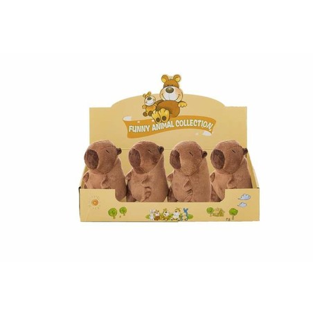 Peluche infantil Capibara 16 cm de poliéster lavable