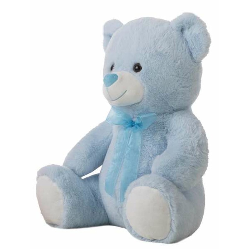 Peluche oso azul suave para niños