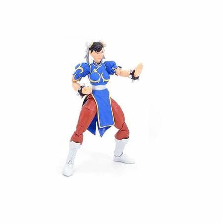 Figura de acción Chun-Li de Street Fighter II, pose heroica