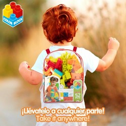 Niño jugando con juguetes construcción niños Color Block 2