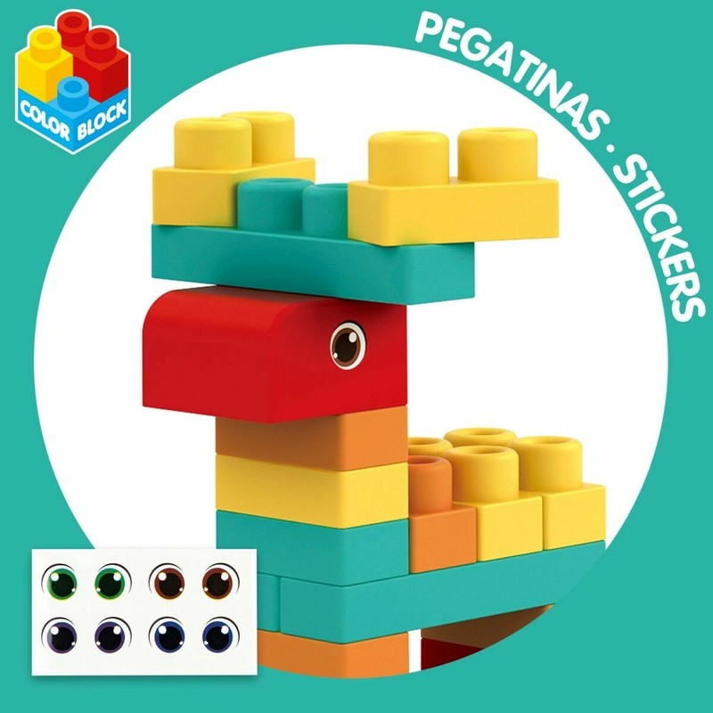 Set construcción educativo Color Block de 52 piezas